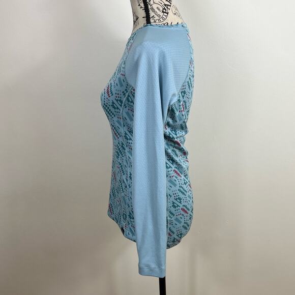 Patagonia Capilene Midweight Base Layer for cool to cold Blue long sleeve Top - Picture 8 of 8